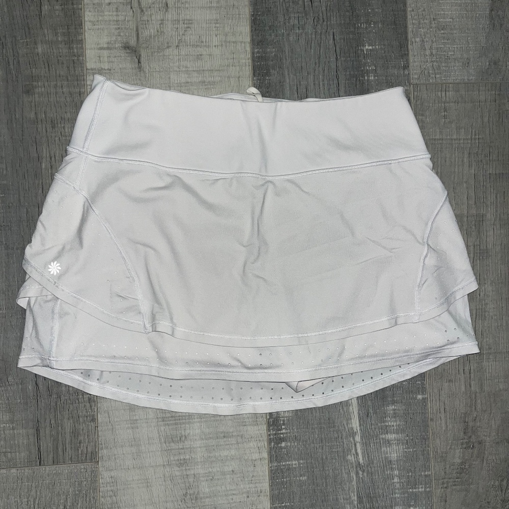 White Athleta Tennis Skirt